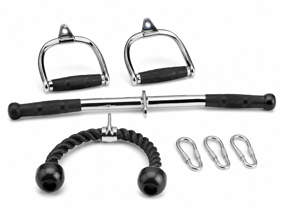 Cable attachment handle set